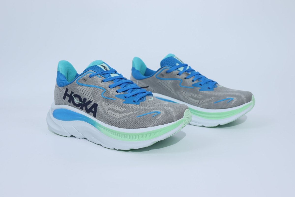 Clifton 10 - HK Unisex Sneakers - Grey Mint - Essencials